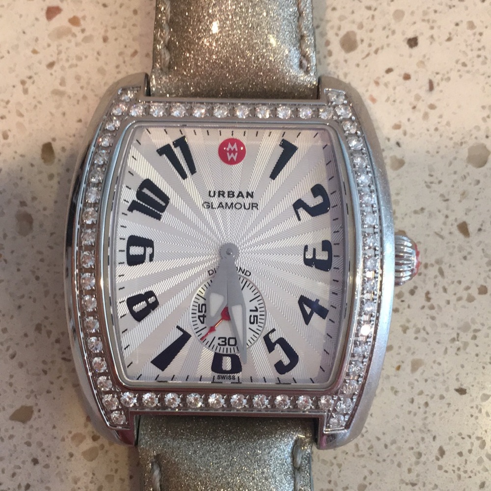 Michele Urban Glamour diamond watch.